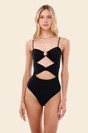 Enterizo Trikini Black Concha - O38001 - Malai