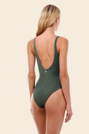 Enterizo Textured Serenity Green Tag - O40340 - Malai