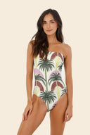 Enterizo Strapless Tropical Mystic Lunaria - O41352 - Malai