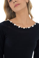 Enterizo Manga Larga Negro Glam - GLA702 - Milonga
