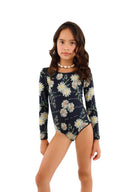 Girl's Jumpsuit with Sleeves Alive Bloom Nilo - K01148 - Malai