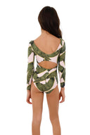 Shadow Play Kid Twixi Girl's Long Sleeve Jumpsuit - K34213 - Malai