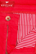 Bermuda Algodón Hombre - Roja - Redflag