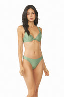 Bikini Panty Básico Mangle Verde Full - 24714F - Dulzamara