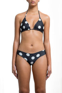 Bikini Panty Zahra Dots Black - 2215BF - Encantadore