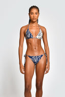 Bikini Top Triángulo Bimori Navy Shells - 2801T - Encantadore