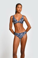 Bikini Panty Básico Sofi Navy Shells Full - 2803BF - Encantadore