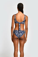 Bikini Panty Básico Sofi Navy Shells Full - 2803BF - Encantadore