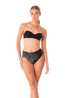 Bikini Panty Alto Izzie Black Reef - 93894 - Kibys
