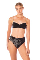 Bikini Panty Alto Izzie Black Reef - 93894 - Kibys