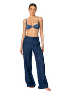 Bikini Top Varilla Vera Shimmery Blue - 95666 - Kibys