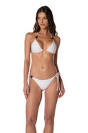 Bikini Panty Amarre Candy Moderate Blanco Blush Coast - 96484 - Kibys