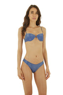 Bikini Panty Blue Glimmer Mazu - B21270- Malai