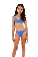 Bikini Niña Textured Ipanema Sunny Blue Constance - K82232 - Malai