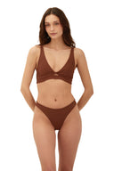 Bikini Panty Earth Brown Costa - B15254 - Malai