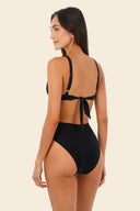 Bikini Top Bralette Black Zoe - T103001 - Malai