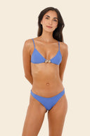 Bikini Top Triángulo Sunny Blue Shell Cleo - T105226 - Malai
