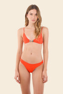 Bikini Top Triángulo Brisa Tangerine Shell Cleo - T105277 - Malai