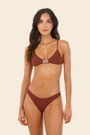 Bikini Top Triángulo Barn Red Shell Cleo - T105320 - Malai