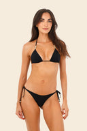 Bikini Top Triángulo Black Basal Stone - T106001 - Malai