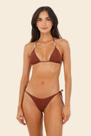 Bikini Top Triángulo Barn Red Basal Stone - T106320 - Malai
