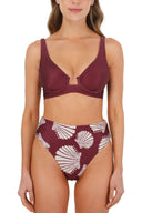 Bikini Top Varilla Oceanía Vino - OCE301 - Milonga
