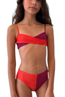 Bikini Niña Brisa Tangerine Color Blend Marea - K00289 - Malai