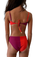 Bikini Niña Brisa Tangerine Color Blend Marea - K00289 - Malai