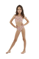 Bikini Girl Tangerine Jungle Orchid Highly Kid Setet - K04183- Malai