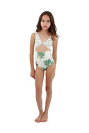 Natural Loose Ends Girl's Jumpsuit - K29199 - Malai