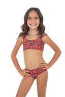 Bikini Niña Free Brushes Cassis - K45099