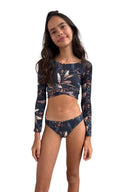 Bikini Niña Manga Larga Wild Folliage Stardust - K58319 - Malai