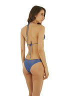 Bikini Top Triángulo Blue Glimmer Basal - T01270 - Malai