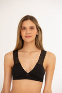 Brassiere Bralette Ava Negro - Fidelina
