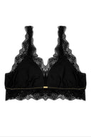 Brassiere Encaje Colibrí Negro - Fidelina